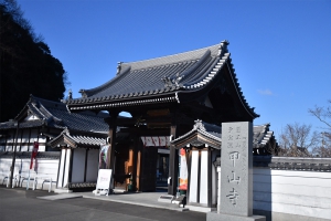 四国八十八ヶ所霊場　第74番札所「甲山寺」　※1/30まで”花手水”楽しめます