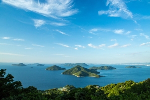 【香川・初夏旅におすすめ】浦島伝説残る荘内半島にある「紫雲出山」から見る瀬戸内海の多島美とあじさい堪能♪