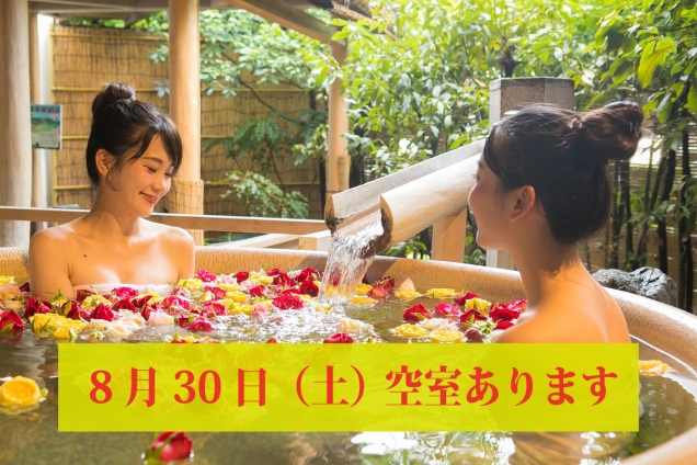 【8/30（土）空室あり】夏の終わりは桜の抄で華やぐ温泉ステイ🌸