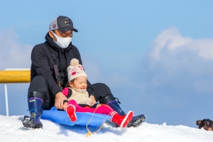 【雲辺寺山頂公園】2月26日までの土日祝日限定イベント「雪遊び」開催中♪