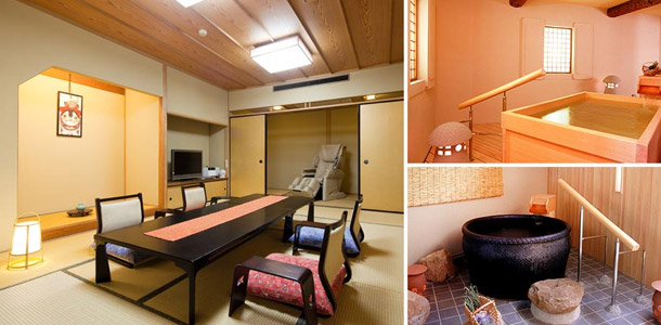 Yuraria Deluxe Two adjoining rooms with special bathtub